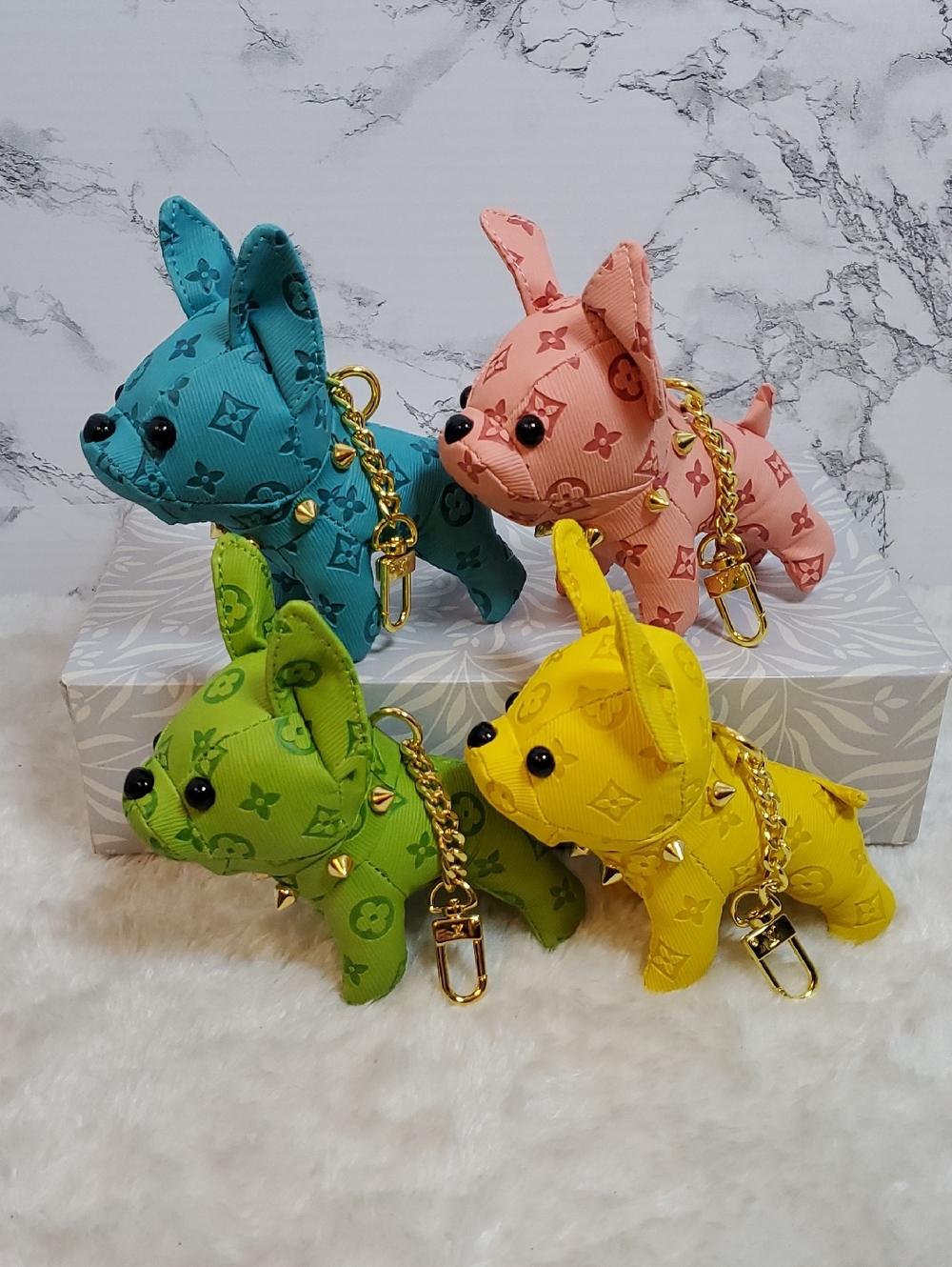 French Bulldog Bag Charms NWT